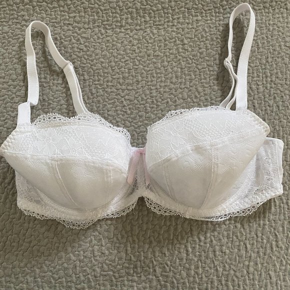 Freya - Fancies - White Padded Half Cup Bra - Picture 9 of 12